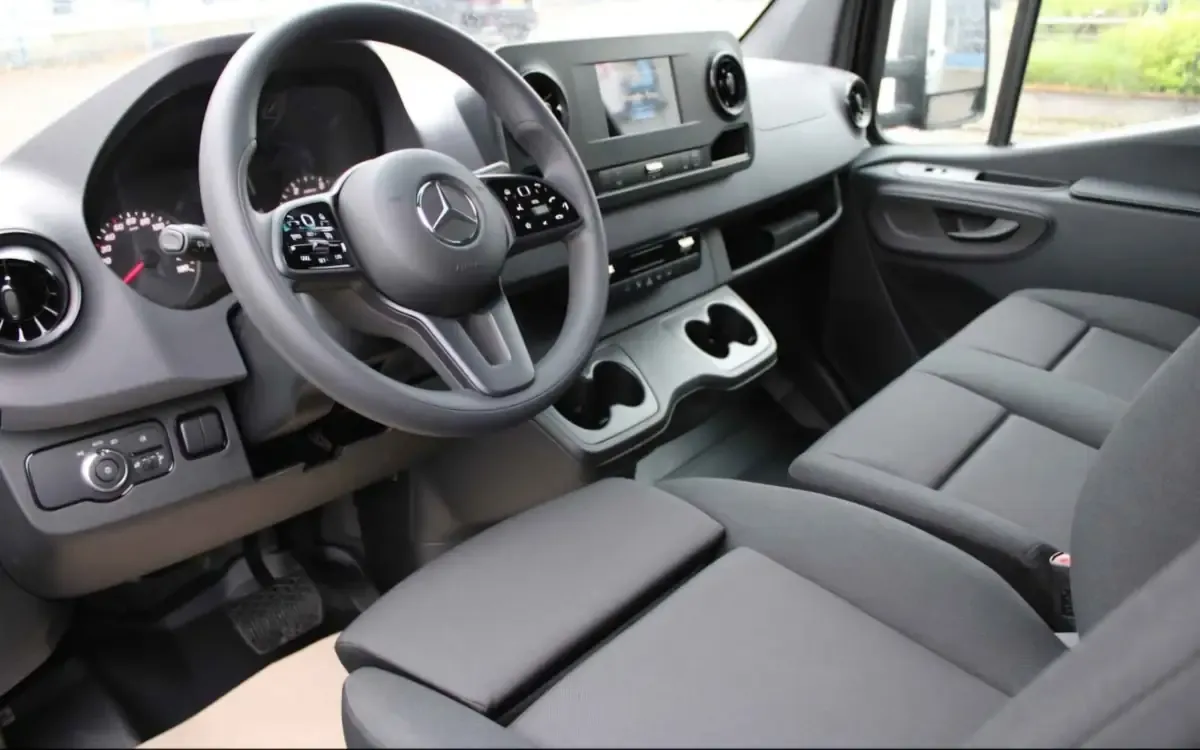 Van interior fresh and clean